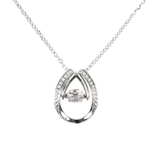 GNS - Dancing Necklace Silver (CZN201S)