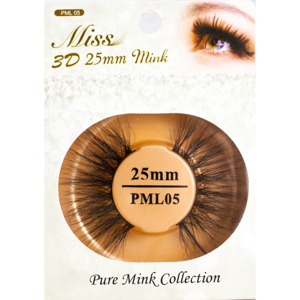 MISS - PURE MINK COLLECTION 3D 25MM MINK LASH (PML05)