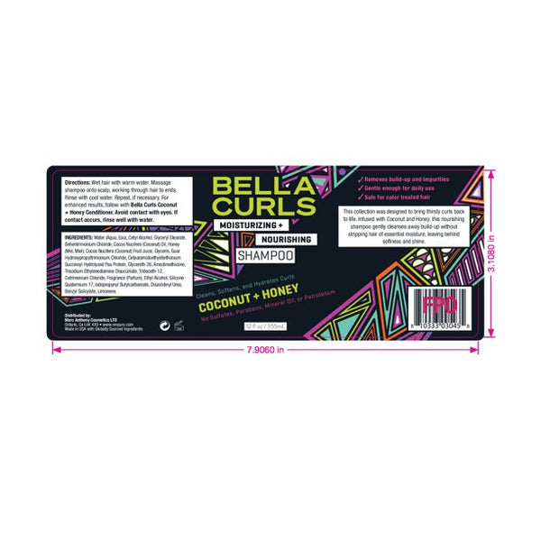 BELLA CURLS - Moisturizing + Nourishing Shampoo