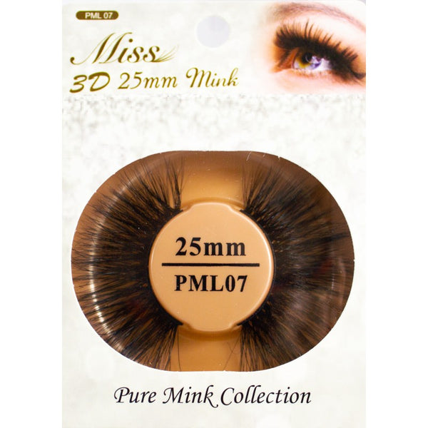 MISS - PURE MINK COLLECTION 3D 25MM MINK LASH (PML07)