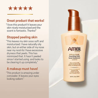 AMBI - SkinCare Even & Clear Nourishing Daily Facial Moisturizer SPF 30