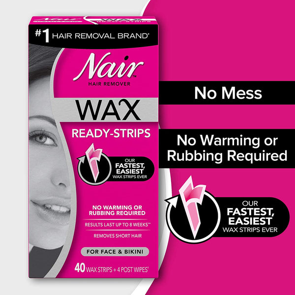 Nair - Hair Remover Wax Ready-Strips For Legs & Body