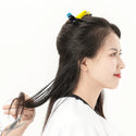 STYLE FACTOR - Edge Booster Crocodile Hair Clip 6PCS (Yellow, Pink, Sky Blue)