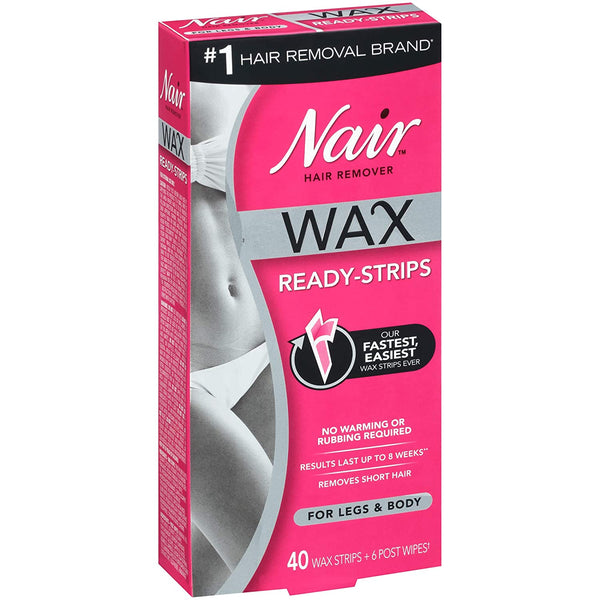 Nair - Hair Remover Wax Ready-Strips For Legs & Body