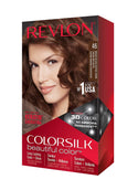 REVLON - COLORSILK Beautiful Color Permanent Hair Dye Kit 46 MEDIUM GOLDEN CHESTNUT BROWN