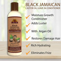 OKAY - Black Jamaican Castor Oil Leave In Conditioner