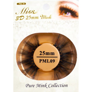 MISS - PURE MINK COLLECTION 3D 25MM MINK LASH (PML09)