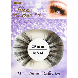 MISS 3D PREMIUM NATURAAL 3D 25MM LASH (MS34)