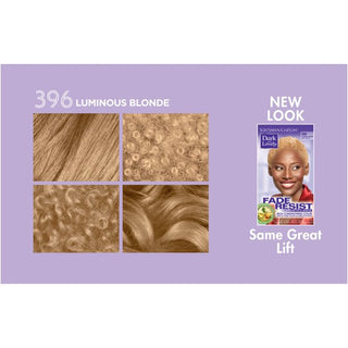 SoftSheen Carson - Dark & Lovely Fade Resist Permanent Hair Dye Kit #396 (LUMINOUS BLONDE)