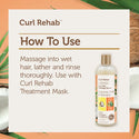 Curl Rehab - Length Retention Rice Water & Grapeseed Sealing Oil Treatment & Anti-Breakage Mask