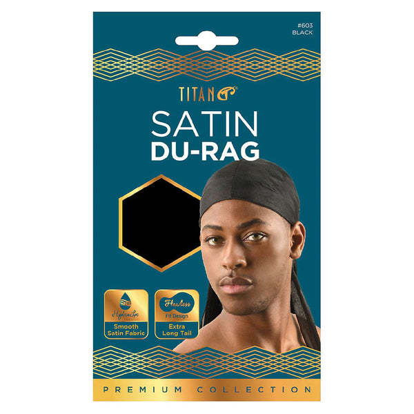 TITAN - Satin Du-Rag Black