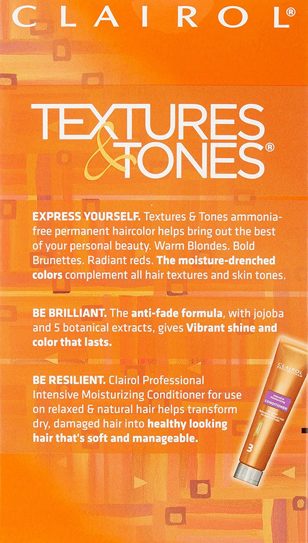 CLAIROL -  Textures & Tones Permanent Hair (16 Colors Available)