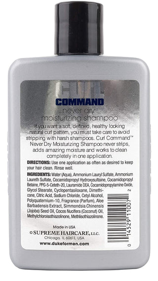DUKE - Curl Command Never Dry Moisturizing Shampoo