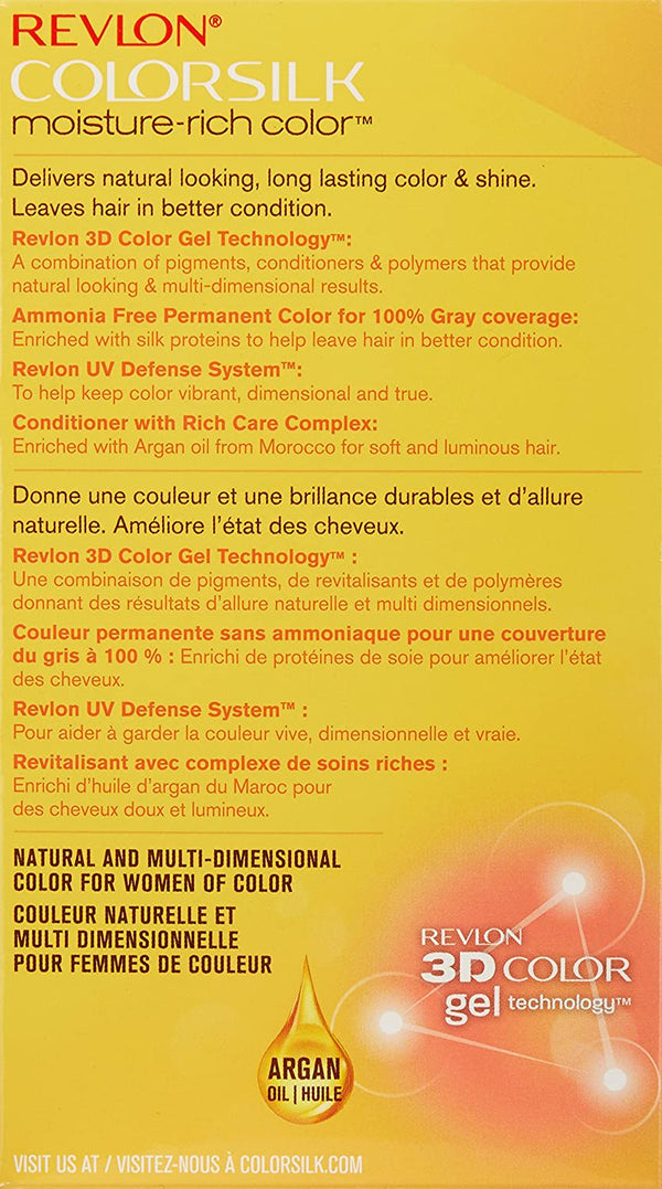 REVLON - ColorSilk Moisture-Rich Color #73 GOLDEN BROWN