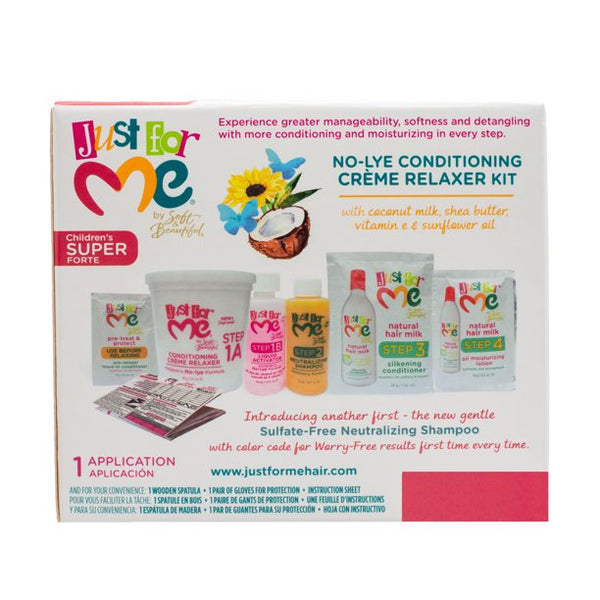 Just For Me - No-Lye conditioning Creme Relaxer Kit SUPER