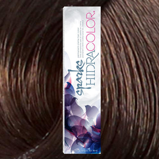SPARKS - HIDRACOLOR Permanent Creme Hair Color Dark Bourbon Truffle 6.35