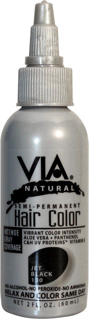 VIA - Natural Semi-Permanent Hair Color JET BLACK 130