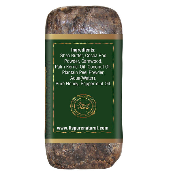 It's Pure Natural - Premium Quality 100% Natural African Black Soap Tea Tree Oil