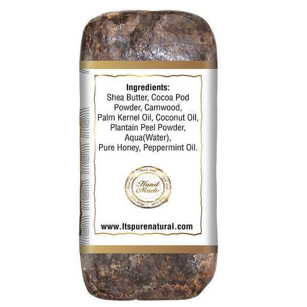 It's Pure Natural - Premium Quality 100% Natural African Black Soap Coconut Oil