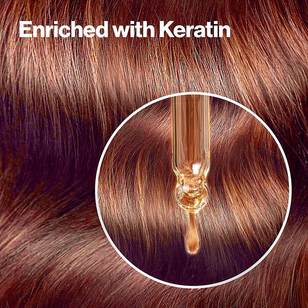 REVLON - COLORSILK Beautiful Color Permanent Hair Dye Kit 27 DEEP RICH BROWN