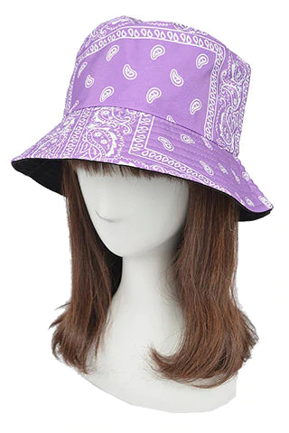 Buy amh1655lv-lavender DODO - BANDANA PRINT BUCKET HAT