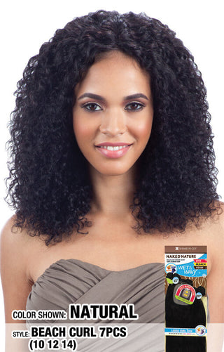 NAKED NATURE - WET AND WAVY BEACH CURL 7PCS (10