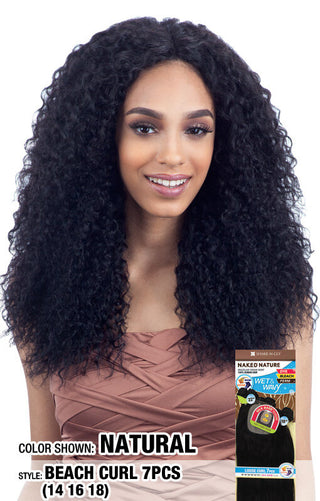 NAKED NATURE - WET AND WAVY BEACH CURL 7PCS (14