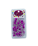 BEAUTY COLLECTION - Small Hair Bead Metallic Purple