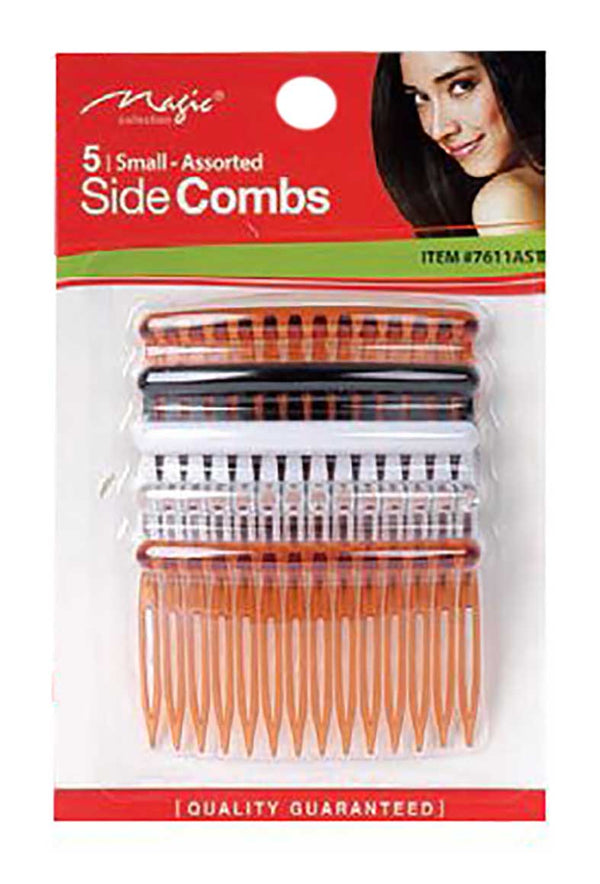 MAGIC COLLECTION - 5 Small Assorted Side Combs