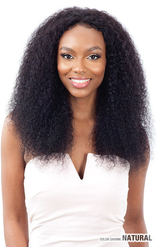 NAKED NATURE - WET AND WAVY LACE FRONTAL WIG BOHEMIAN CURL (100% HUMAN HAIR)