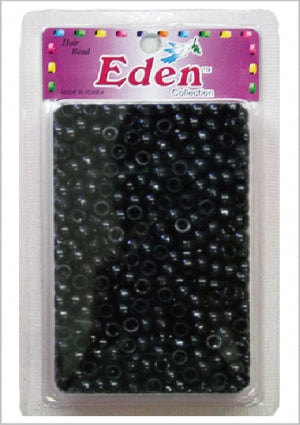 EDEN COLLECTION - Small Round Hair Bead Black 400 Pieces