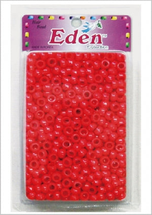 Eden Collection - Small Round Hair Bead Red 400 Pieces