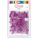 DREAM WORLD - HAIR ACCESSORIES GLITTER PURPLE BEADS (BR2300GPK)