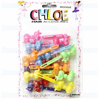 CHLOE - Hair Barrettes Polished Assorted #BR2516SAB