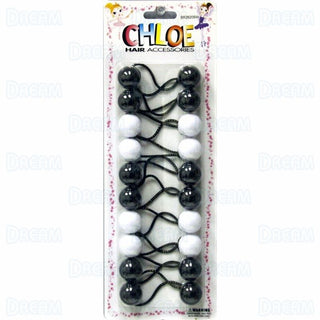 CHLOE - Hair Knocker Small Black/White BR2620BW