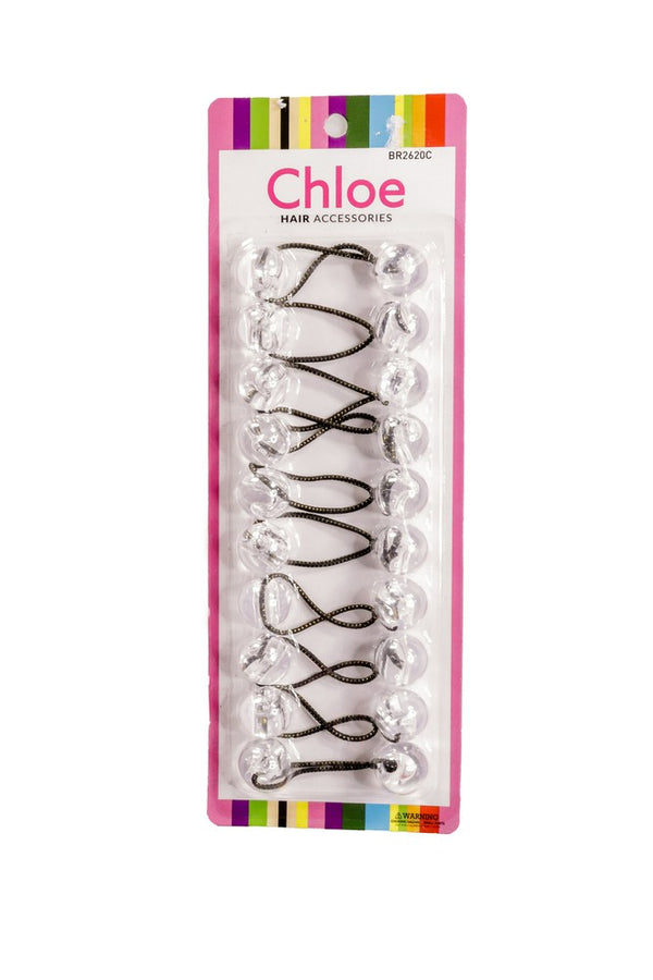 Chloe - Hair Knocker Medium Clear BR2620C