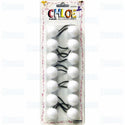 DREAM WORLD - Medium Hair Knockers White 7PCS (BR2625W)