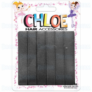 CHLOE - HAIR RIBBON Black 6PC 0.5″