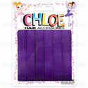 CHLOE - HAIR RIBBON Purple 6PC 0.5″