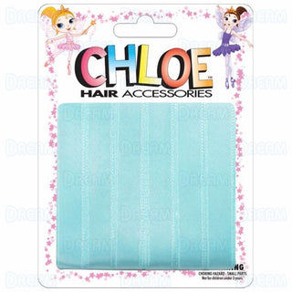 CHLOE - HAIR RIBBON Sky BLUE 6PC 0.5″