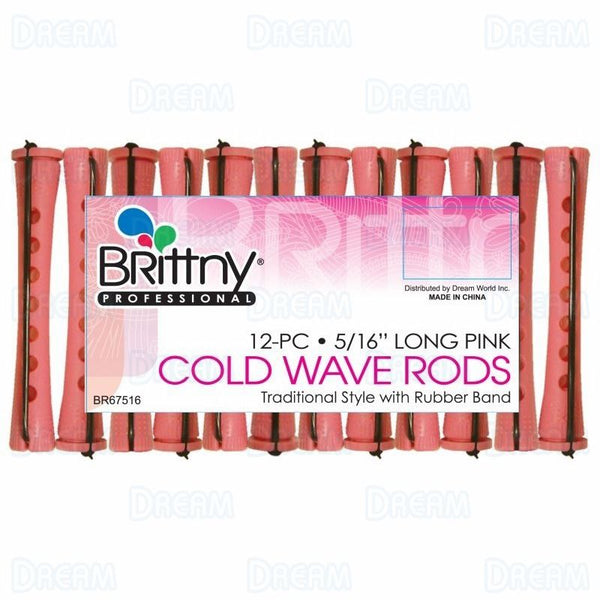 DREAM WORLD - 12 Pieces Pink Cold Wave Rods