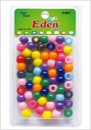 Eden Collection - Big Round Hair Beads Assorted 70PCS (BR7-ASSORTED)