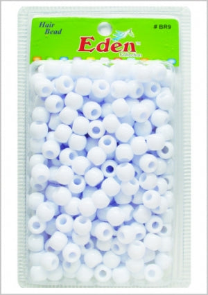 Eden Collection - Large Hair Bead White 200 Pieces