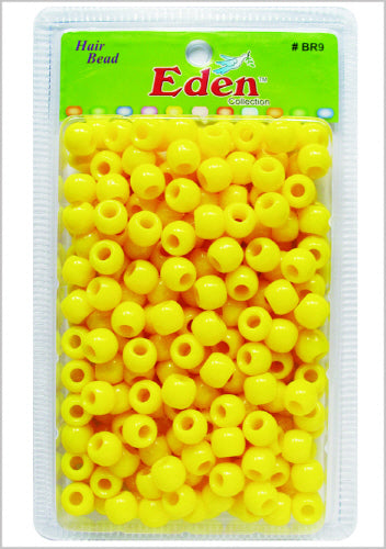 Eden Collection - Medium Round Hair Bead Yellow 200 pieces