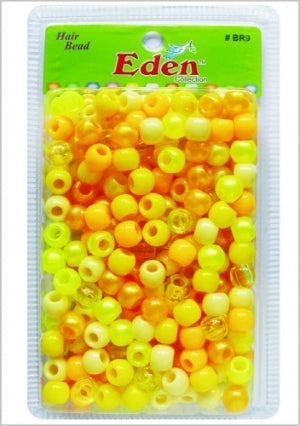Eden Collection - Big Round Bead Medium Yellow-Mix (BR9YM)