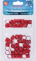 Beauty Town - Be Dazzled Filigree Tube Value Pack 10x8mm