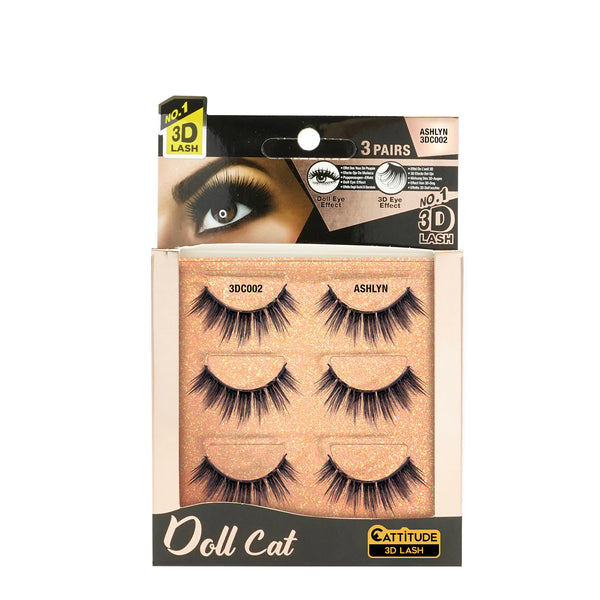 EBIN - ASHLYN DOLL CAT 3D LASHES DC002