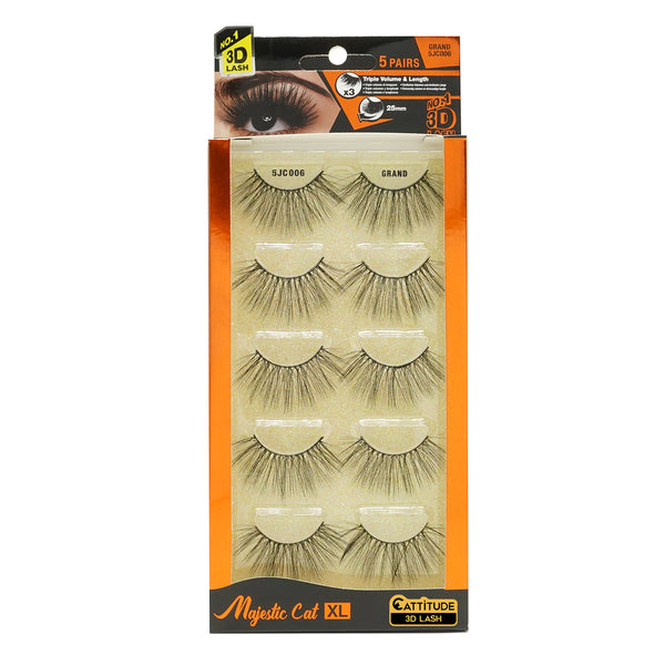 EBIN - GRAND MAJESTIC CAT 25MM 3D LASHES JC006