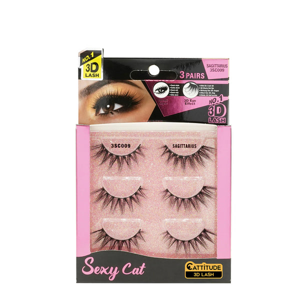 EBIN - SAGITTARIUS SEXY CAT 3D LASHES SC009
