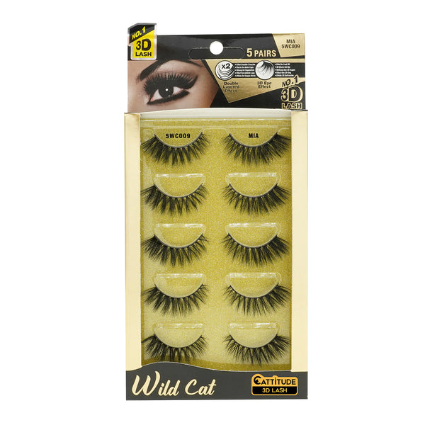 EBIN - MIA WILD CAT 3D LASHES WC009